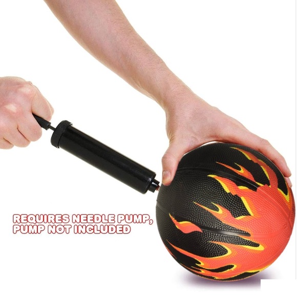 Set of two 7” Flames Mini-Basketball - Picture 5 of 5